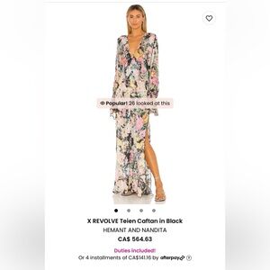 Beautiful hemant and nandita floral gown